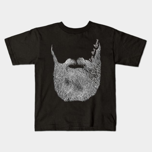 Papa Hash Apparel: The Beard Kids T-Shirt by Papa Hash's House of Art